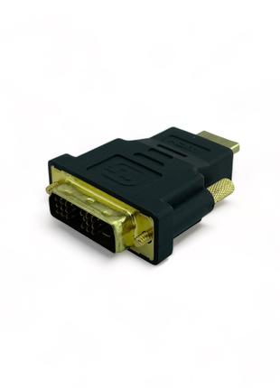 Адаптер HDMI (M) - DVI (M), Cablexpert, Black (A-HDMI-DVI-I)