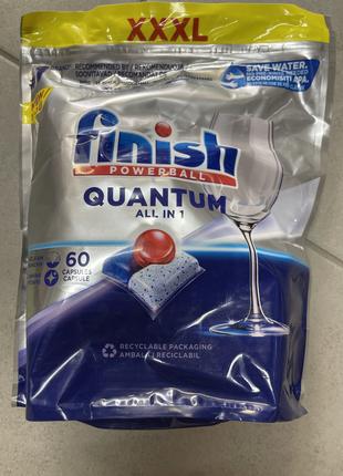 Мийні таблетки Finish Quantum Powerball засіб для миття посуду...