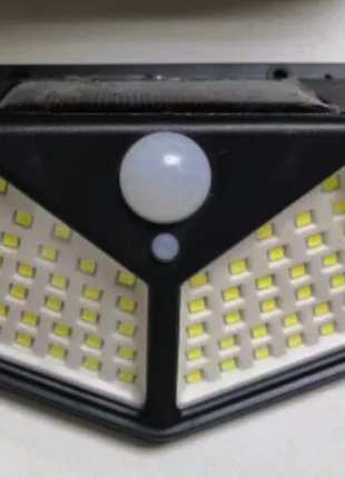 LED светильник уличный с датчиком движения и освещения(100 LED)
