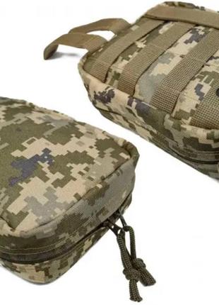 Подсумок аптечка тактическая MOLLE пиксель ВСУ MM-14 для РПС, ...