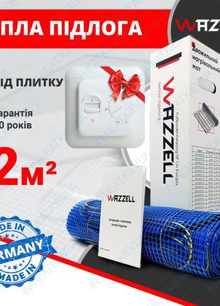 Нагревательный мат Wazzell Easyheat 200 / 2 м² / 400 Вт / толщ...
