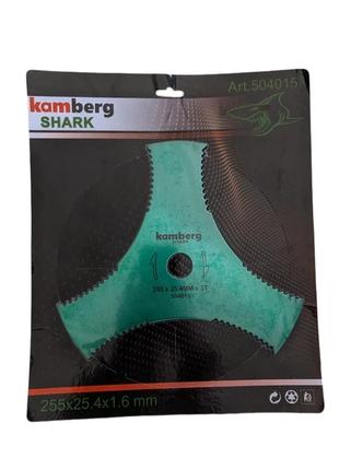 Нож режущий 3Т зубчатый SHARK Kamberg для бензокоси
