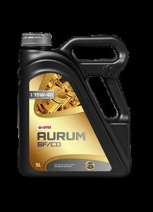 Олива моторна Aurum SF/CD 15W-40 5 л (WF-K505R40-0H0) Lotos Oil