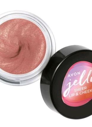 Тінт-желе для губ та щік Avon Jelly, 5 г Соковитий персик