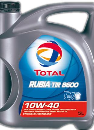 Олива моторна Rubia TIR 8600 CF 10W-40 5 л (148590) Total