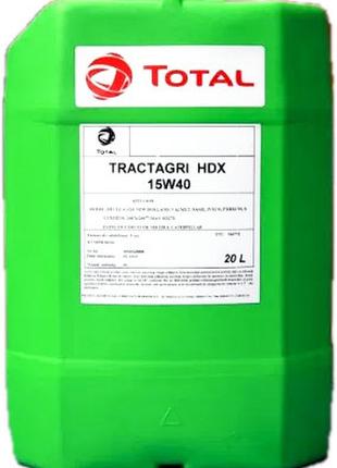 Масло моторное Tractagri HDX CI-4/CH-4 15W-40 20 л (128788) Total