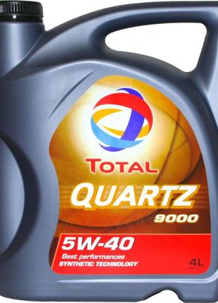 Масло моторное Quartz 9000 A3/B4 SN/CF 5W-40 4 л (148597) Total