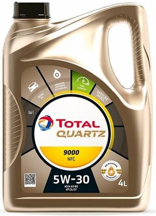 Масло моторное Quartz 9000 NFC 5W-30 4 л (216621) Total