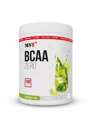 Амінокислота BCAA MST BCAA Zero, 600 грам Огірок-лайм
