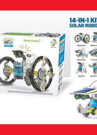 Робот конструктор Educational Solar Robot 14 в 1 электрический...