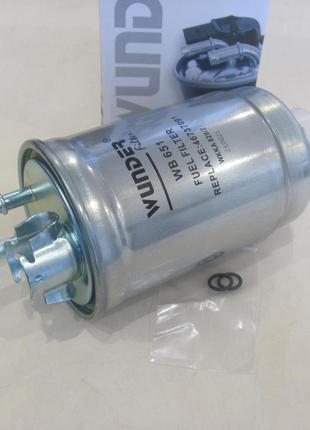Фільтр паливний Fiat Doblo 1.9 D | 01-05 | WUNDER WB651
