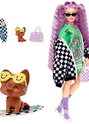 Кукла barbie extra 18 куква барби экстра 18 собачка