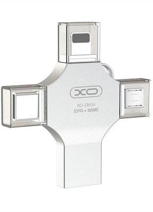 USB-накопитель XO DK04 16Gb 4 in 1 USB Flash Drive 2.0 Type-C ...