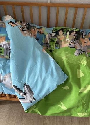 Комплект постельного белья для новорожденных  в детскую кроват...