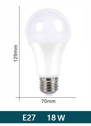 LED лампа 18W DC 12V (лампа без акб) лампочка от аккумулятора ...