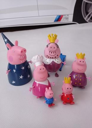 Peppa pig. королевская семья свинки пеппы.