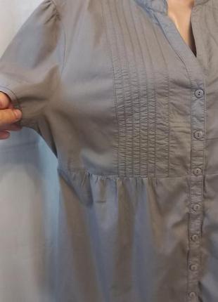 Тонюсенькая хлопковая блуза, блузка, рубашка  №5bp