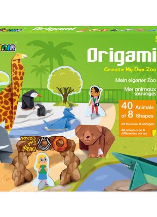 Набор для творчества, оригами "Зоопарк с животными"