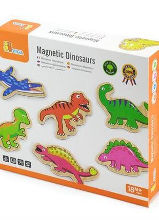 Набор магнитов Viga Toys Динозавры