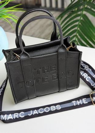 Сумка шопер marc jacobs tote bag міні  чорний