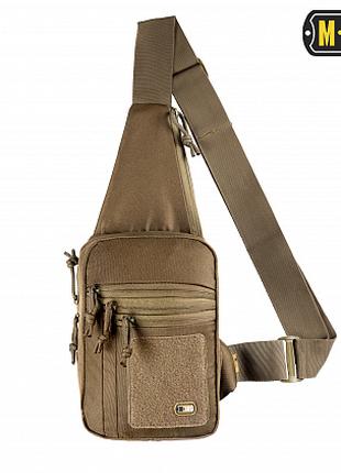 M-Tac сумка тактическа наплечная с липучкой Coyote песочная койот