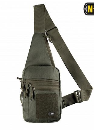 M-Tac сумка тактическая наплечная с липучкой Olive зеленая олива