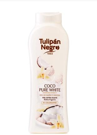 Гель для душу "білий кокос" - tulipan negro white coconut show...