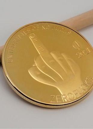 Монета сувенирная "FUCK" цвет - золото арт. 03798