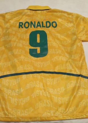 Ronaldo №9 cbf brasil l футболка
