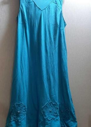 Сукня бірюзового кольору