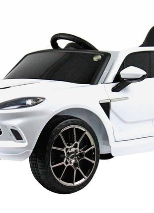 Електромобіль Aston Martin S310 білий, шкіряні сидіння, колеса...