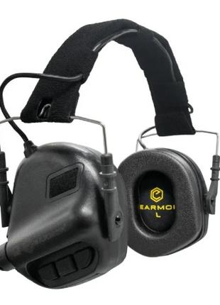 Тактичні активні навушники Earmor M31 Чорний