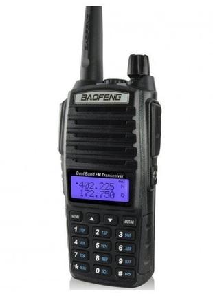 Портативна рація Baofeng UV-82 5W Li-ion UHF/VHF (Чорний)