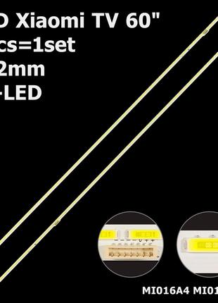 LED підсвітка Xiaomi TV 60" 652mm 72-led MI016A4 L60M5-AA 2шт.