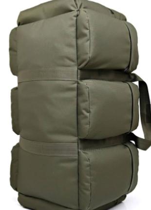 Тактический большой рюкзак 90л Оксфорд (Зеленый)