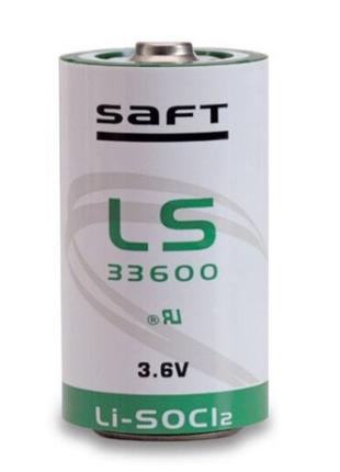 Литиевая батарейка SAFT LS 33600 3.6V 16500mAh