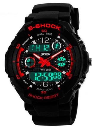 Мужские спортивные часы Skmei S-Shock 0931 Red
