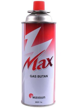 Газовый баллон MaxSun 420ml/220gr зима-лето (Красный)