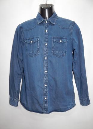 Чоловіча джинсова сорочка з довгим рукавом Blue Ridge р.48 008...