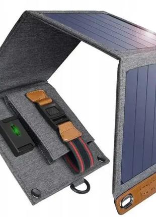 Солнечная панель Solar panel 14W 1xUSB B417 Зарядное устройств...