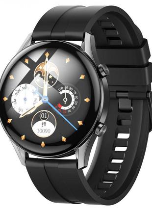 Умные часы Smart Watch Hoco Y7 + магнитная зарядка (Черный)