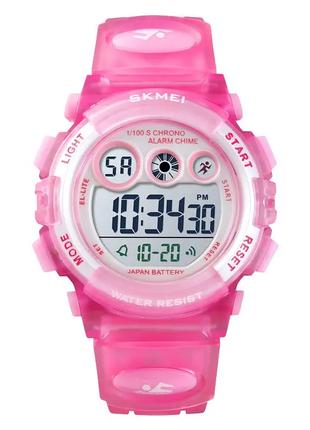 Детские спортивные наручные часы Skmei 1451 Розовый