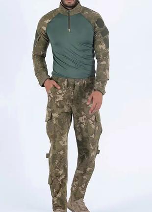 Тактический мужской летний костюм (рубашка и штаны) Камуфляж M
