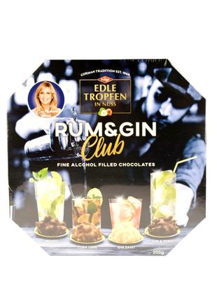 Шоколадні цукерки з фундуком асорті Trumpf Rum s Gin Club 250 ...