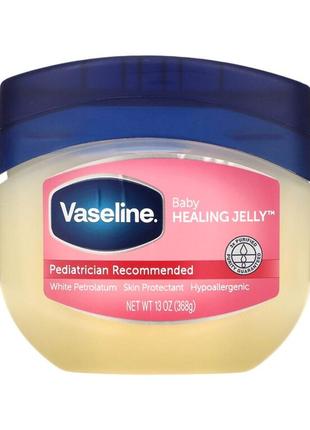 Vaseline baby healing jelly, засіб для захисту шкіри, вазелін ...