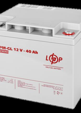 Аккумулятор гелевый 40 Ah (ампер-часов) LogicPower LPM-GL 12V