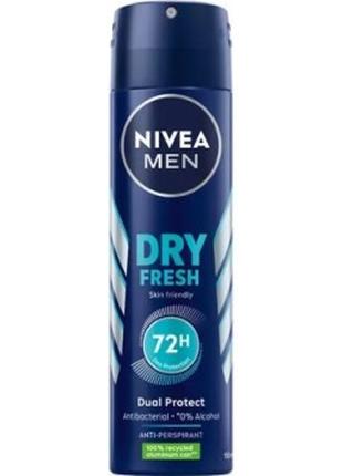 Дезодорант спрей чоловічий NIVEA Dry Fresh 200 мл