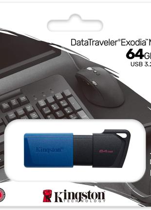 USB флеш накопичувач Kingston DataTraveler Exodia M/Onyx 64 ГБ...