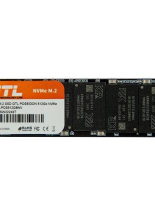 Новий Накопичувач SSD 512Gb T&G; M.2 3D TLC (GTLPOS512GBNV)
