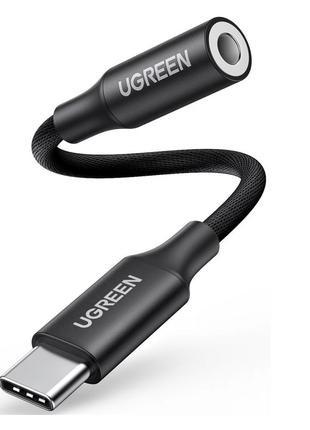 Переходник USB Type C на 3.5 мм Ugreen для наушников c DAC chi...